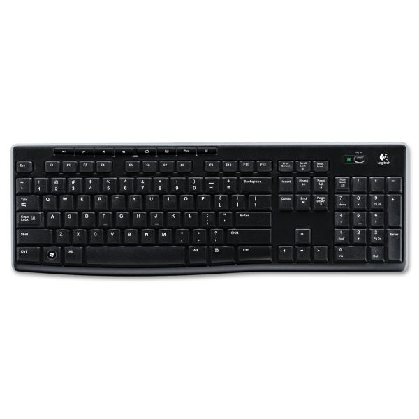 Logitech K270 Wireless Keyboard - Black