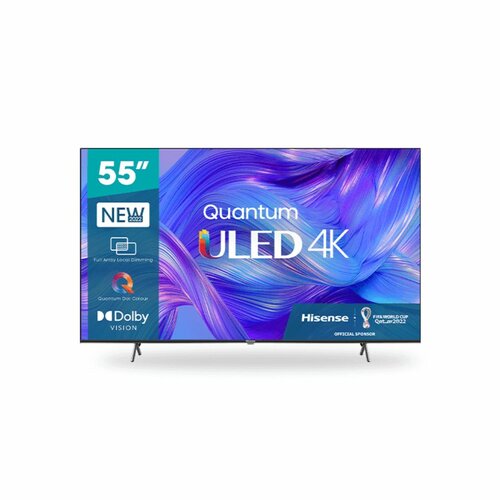 Hisense 55U6K Quantum ULED 4K VIDAA Smart TV β 55 Inch Display, Dolby Vision, Dolby Atmos