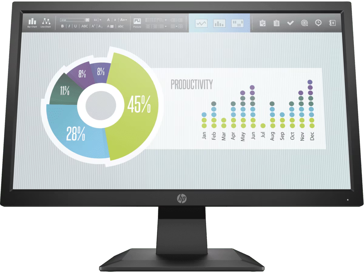 HP P204v 19.5 Inch Monitor