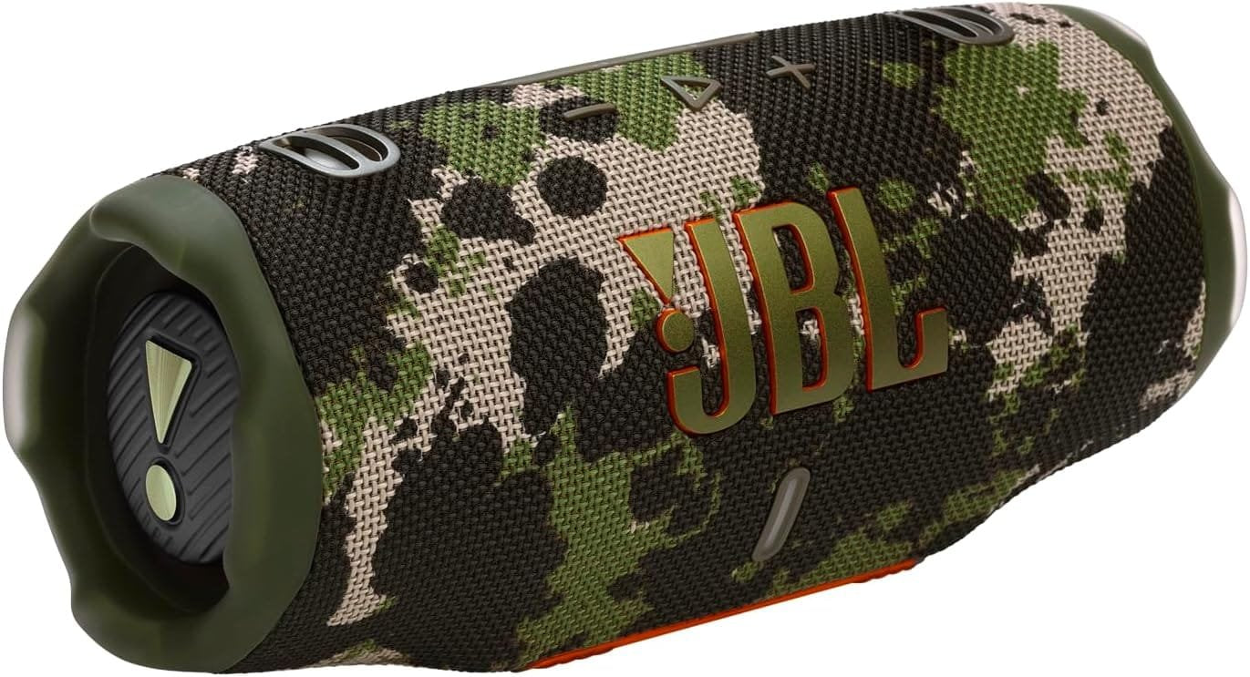 JBL Charge 6 β Portable Waterproof Bluetooth Speaker with Power Bank & Auracast, 28H Playtime With Fast Charging β Squad