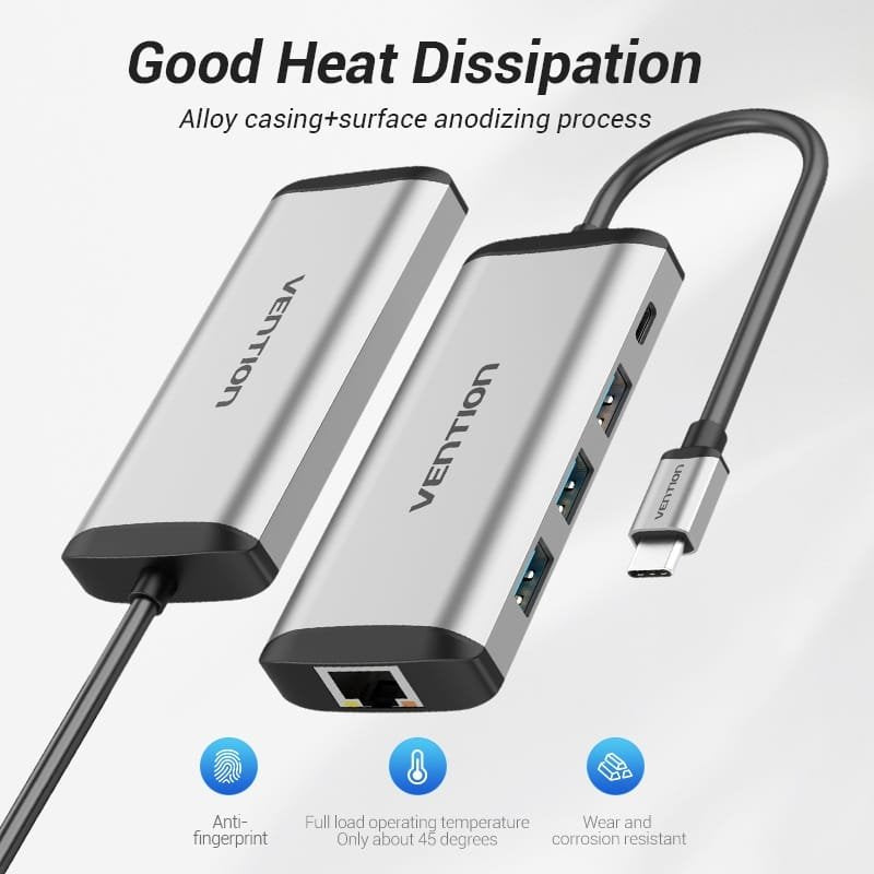 Vention TGDHB Type-C (5 in 1) to USB3.0 * 3/ Docking Station