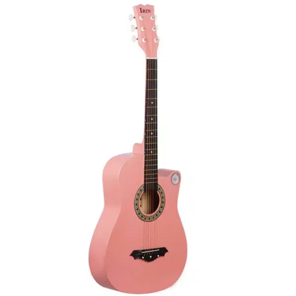 IRIN 38 Inch 6 String Acoustic Guitar with Guitar Bag for Beginners