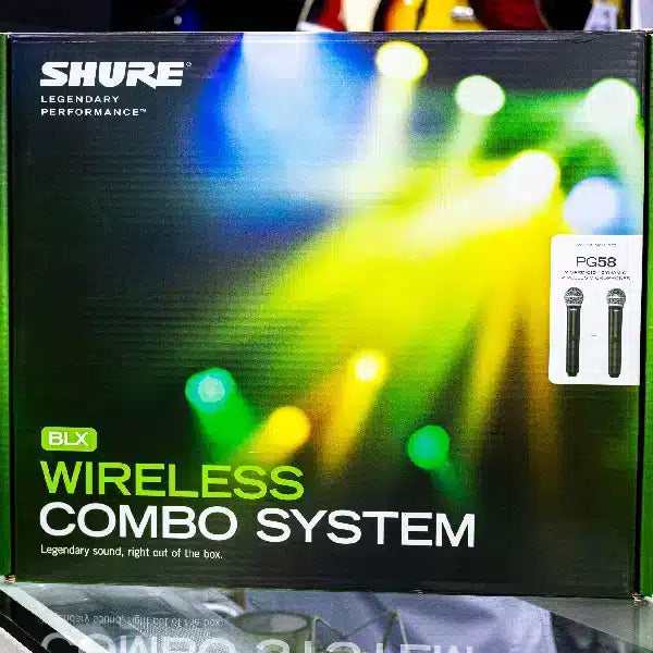 Shure PG58 2 Cardioid Dynamic Wireless Microphone