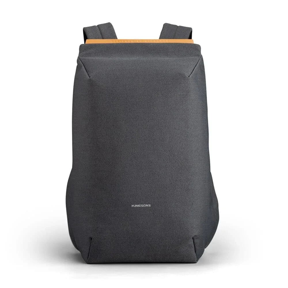 Kingsons KS3207W Anti-theft 15.6" Laptop Bag Pack USB Charging - Black 