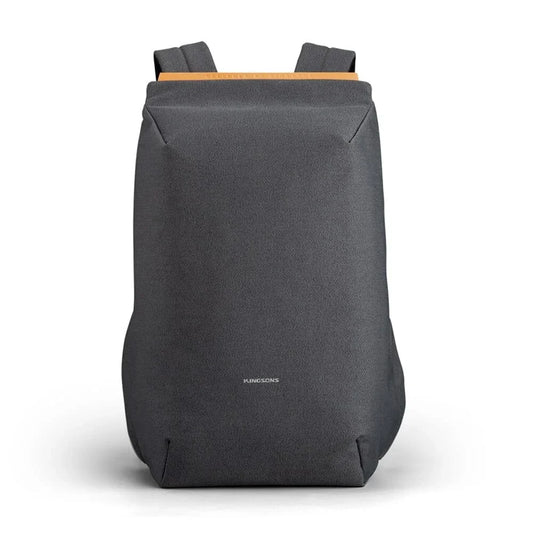 Kingsons KS3207W Anti-theft 15.6" Laptop Bag Pack USB Charging - Black 