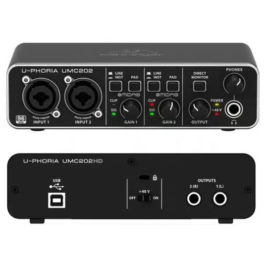 Behringer UMC202HD USB Audio Interface