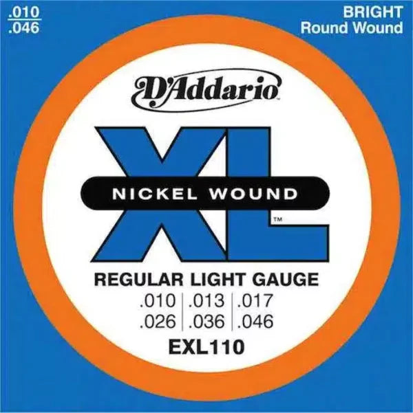 D’Addario EXL110 Nickel Wound Electric Guitar Strings