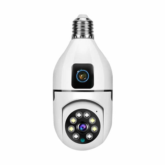 Double Lens PTZ Bulb WiFi Camera – DPTZBW03