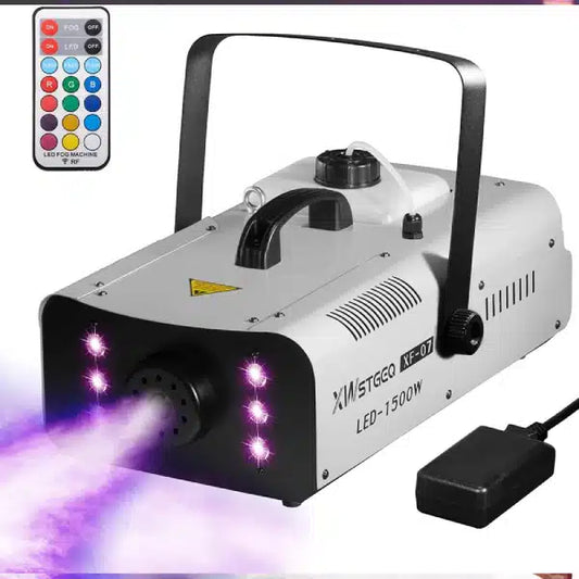 Fog Machine 1500 Watt with 6 LED Lights