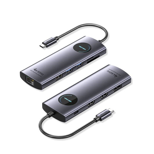 Vention USB-C 10 In 1 Docking Station With 2 HDMI Ports-TQWHB
