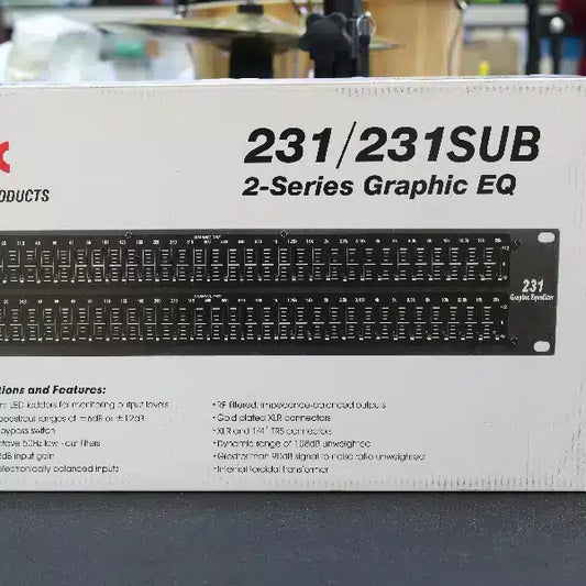 DBX 231/231SUB 2 Series Graphic Equalizer