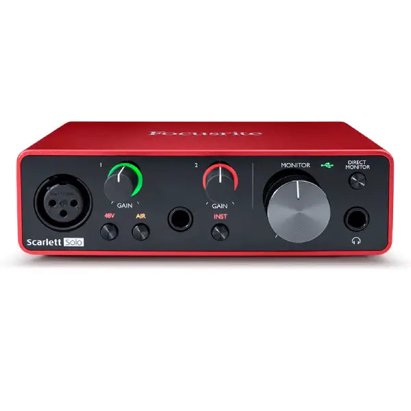 Focusrite Scarlett Solo Soundcard 4th Gen